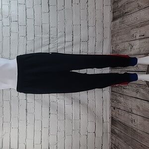 Champion Elastic Waist Relaxed Fit Side Striped Sweatpants/Jogger Black/Red/Blue
